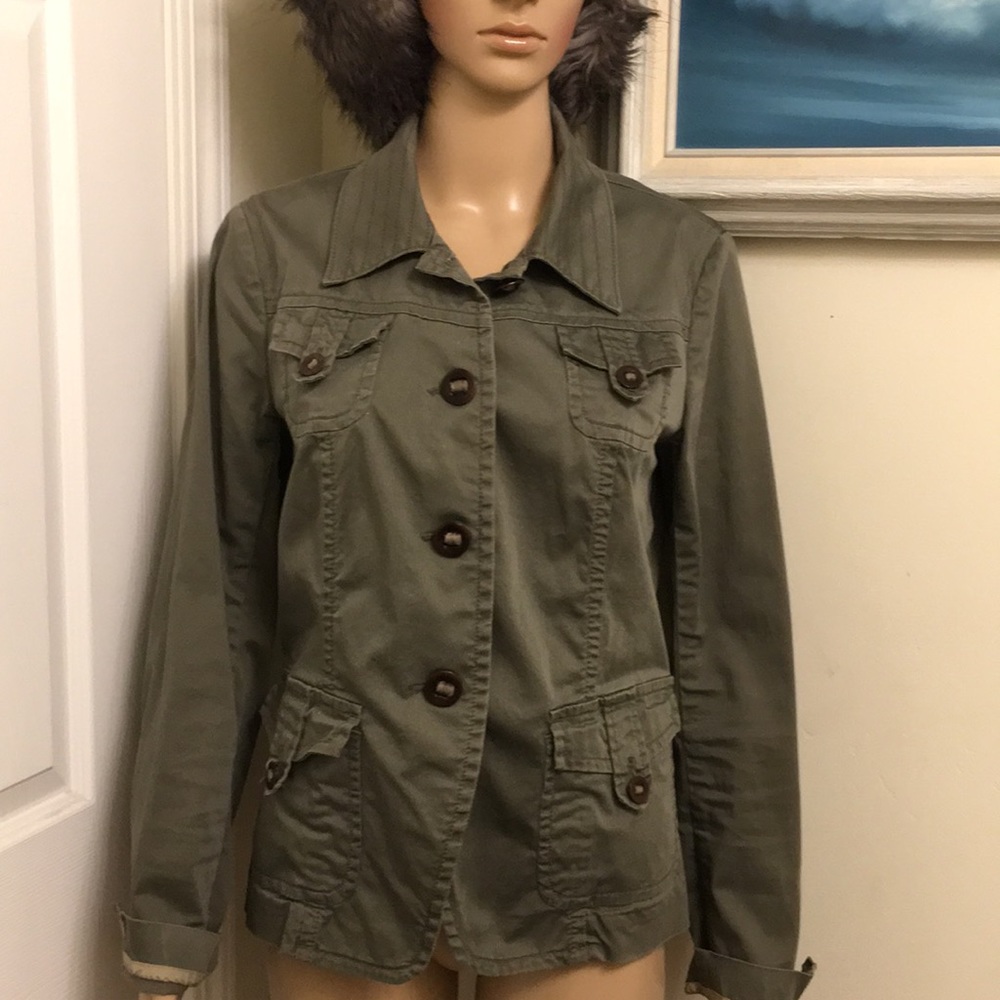 HP 3/20 Lucky Brand Women Utility Jacket. Size: M - Picture 4 of 8